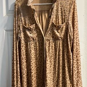 Umgee Leopard Print Blazer